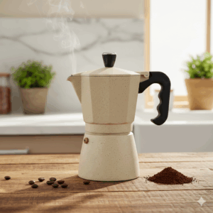 براس (اسبريسو) سعة 6 اكواب لون بيج