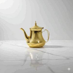 إبريق شاي ذهبي ملكي